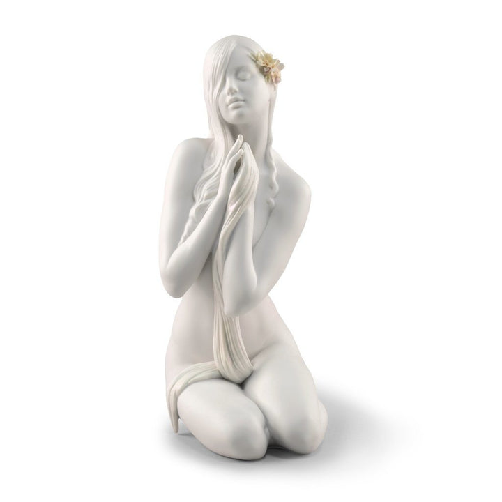 Lladro Porcelain Inner Peace Woman Figurine Figurines Lladro 