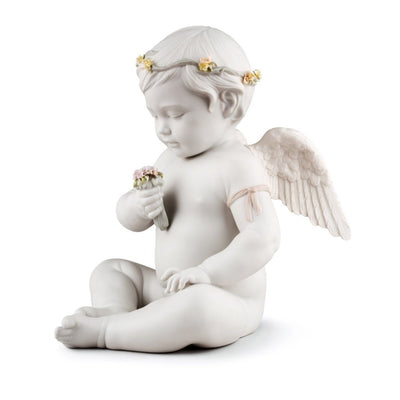 Lladro Porcelain Celestial Angel Figurine Figurines Lladro 
