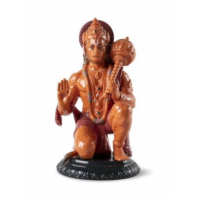Lladro Porcelain Hanuman - Orange Figurine Figurines Lladro 