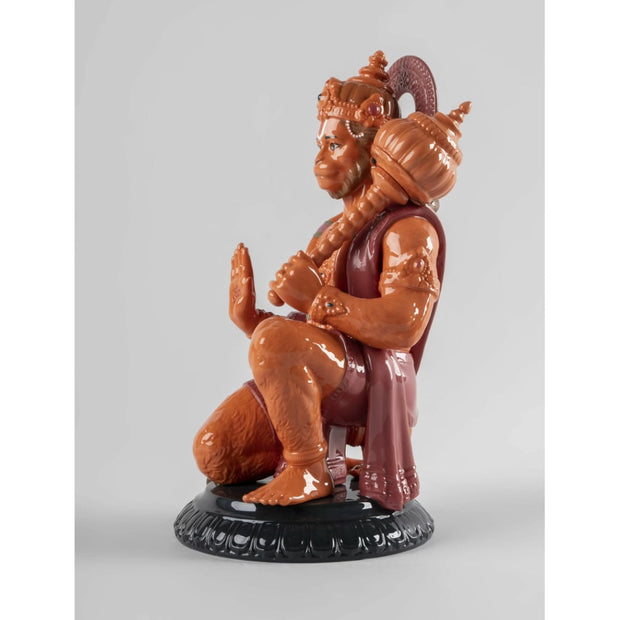 Lladro Porcelain Hanuman - Orange Figurine Figurines Lladro 