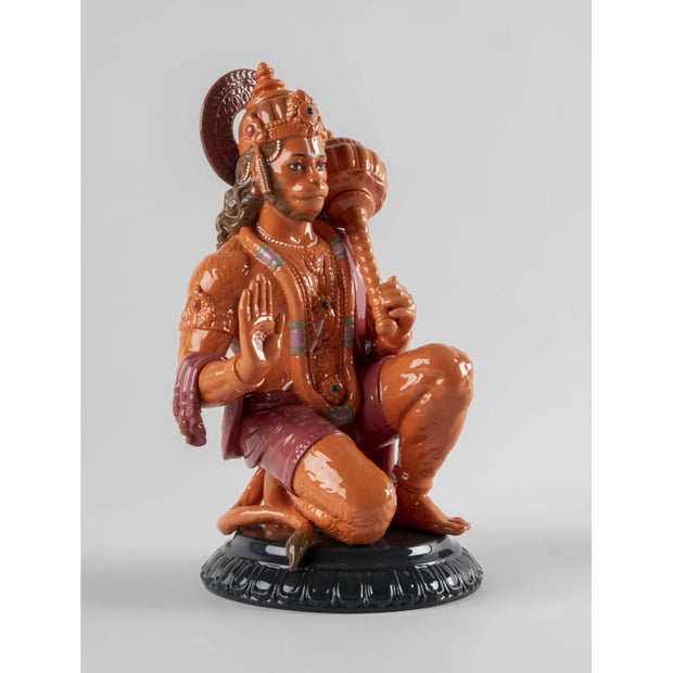 Lladro Porcelain Hanuman - Orange Figurine Figurines Lladro 