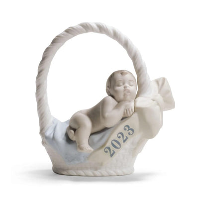 Lladro Porcelain Born in 2023 Baby Boy Figurine Figurines Lladro 