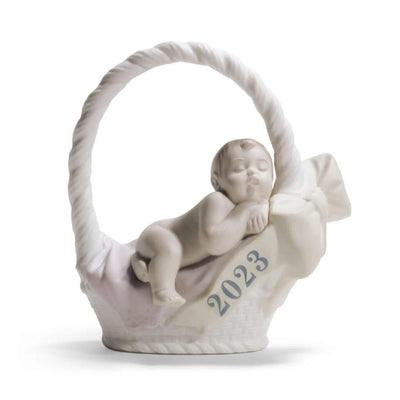 Lladro Porcelain Born in 2023 Baby Girl Figurine Figurines Lladro 