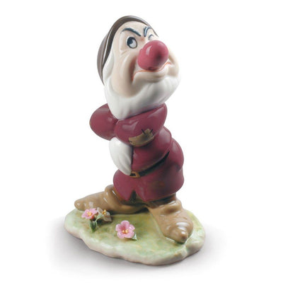 Lladro Porcelain Disney Grumpy Figurine Figurines Lladro 