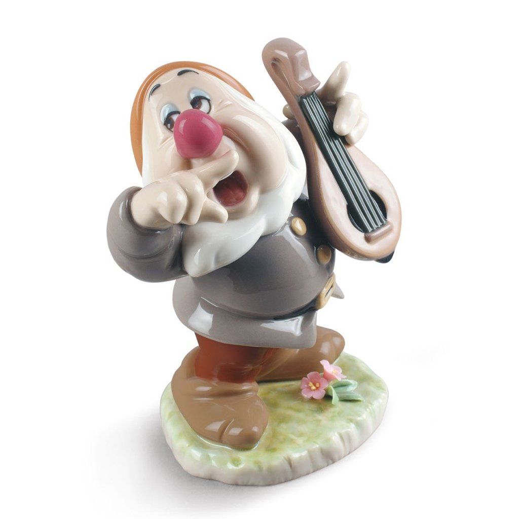 Lladro Porcelain Disney Sneezy Figurine Figurines Lladro 