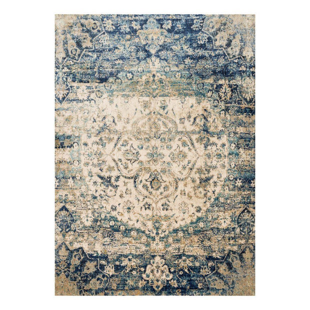 Loloi Anastasia AF 06 Blue / Ivory Area Rug Rugs Loloi 2' 7" x 4' Rectangle 