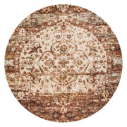 Loloi Anastasia AF 06 Rust / Ivory Area Rug Rugs Loloi 5' 3" x 5' 3" Round 