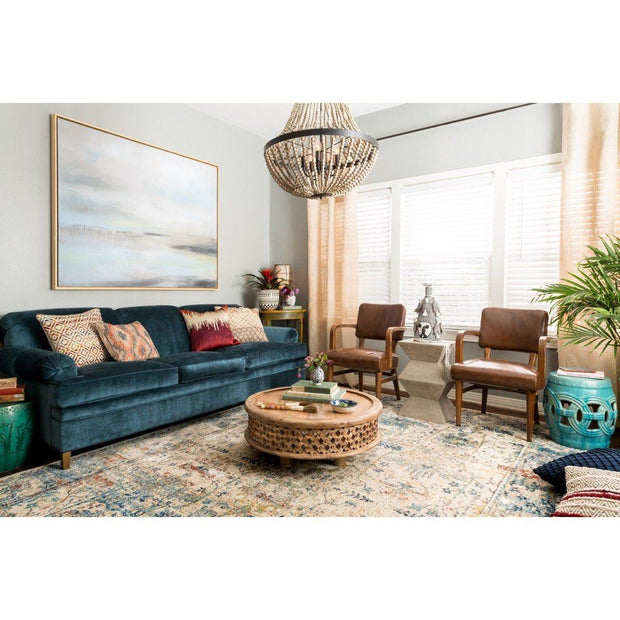 Loloi Anastasia AF 07 Sand / Light Blue Area Rug Rugs Loloi 
