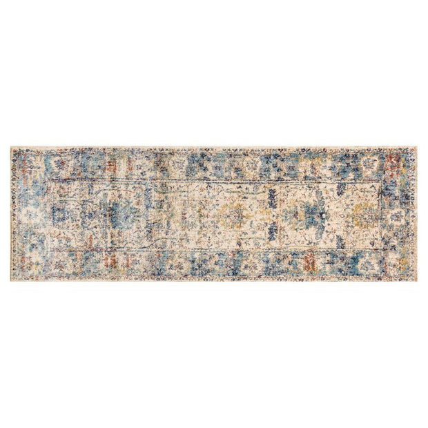 Loloi Anastasia AF 07 Sand / Light Blue Area Rug Rugs Loloi 2' 7" x 8' Runner 