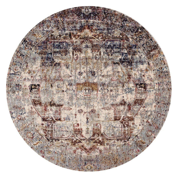 Loloi Anastasia AF 08 Slate / Multi Area Rug Rugs Loloi 5' 3" x 5' 3" Round 