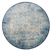 Loloi Anastasia AF 14 Lt. Blue Ivory Area Rug Rugs Loloi 5' 3" x 5' 3" Round 