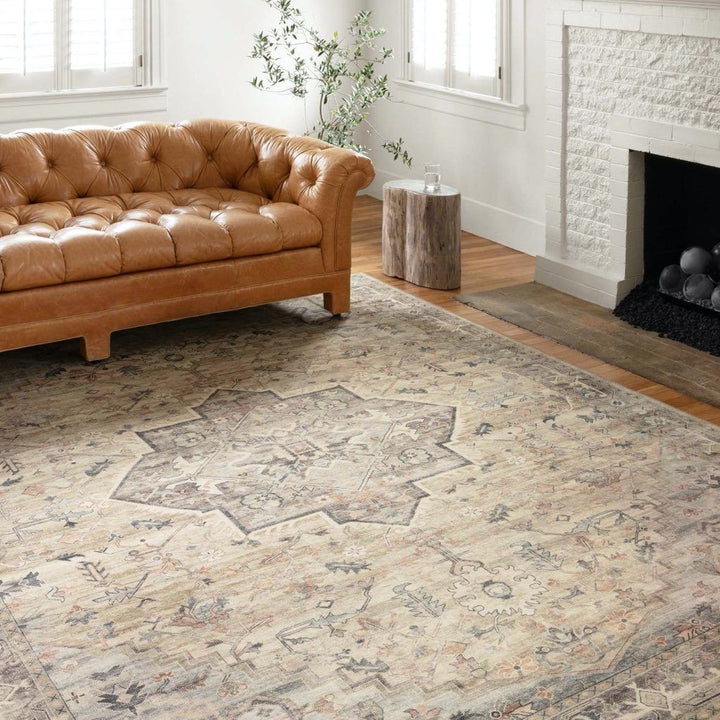 Loloi II Hathaway HTH 07 Multi / Ivory Area Rug Rugs Loloi 