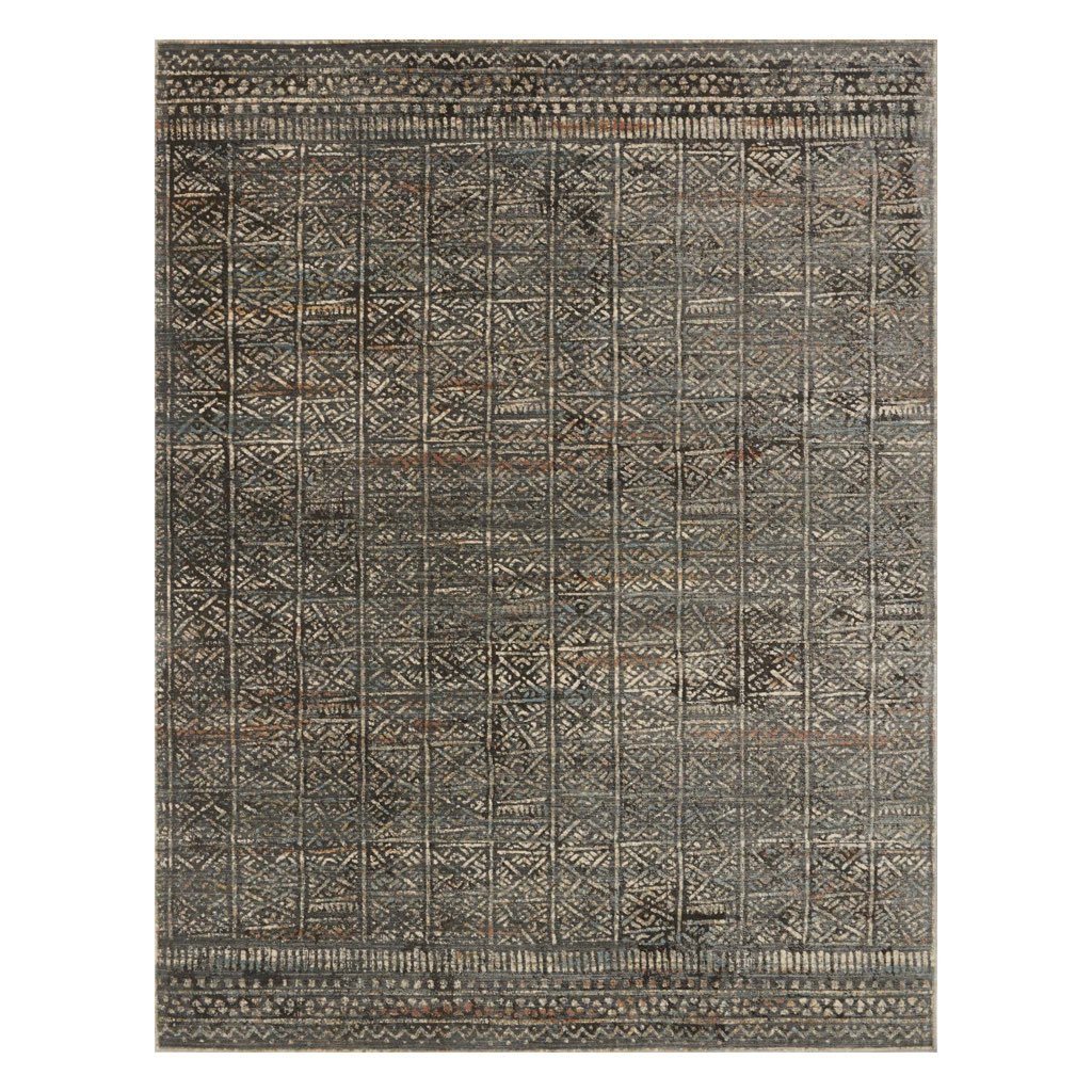 Loloi Javari JV 06 Charcoal / Silver Area Rug Rugs Loloi 3' 7" x 5' 2" Rectangle 