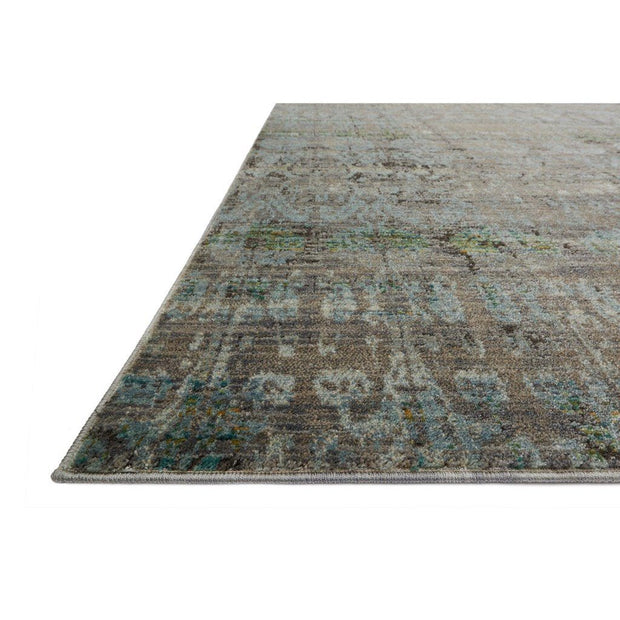 Loloi Javari JV 07 Steel Lagoon Area Rug Rugs Loloi 