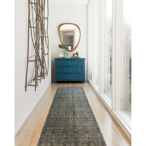 Loloi Javari JV 07 Steel Lagoon Area Rug Rugs Loloi 