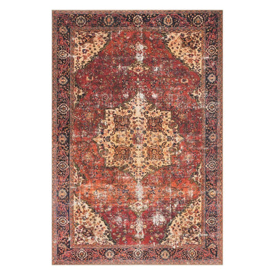 Loloi Loren LQ 07 Red / Navy Area Rug Rugs Loloi 3' 6" x 5' 6" Rectangle 