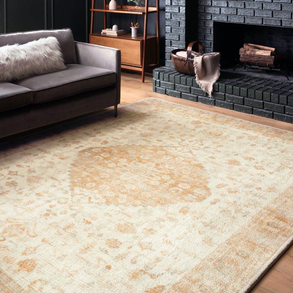 Loloi II Rosette ROS 03 Ivory / Red Area Rug Rugs Loloi 