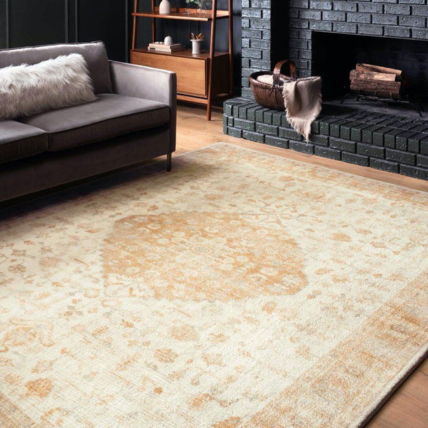 Loloi II Rosette ROS 03 Ivory / Red Area Rug Rugs Loloi 