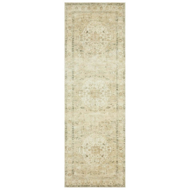 Loloi II Rosette ROS 05 Beige / Ivory Area Rug Rugs Loloi 2’ 6" x 7’ 6” Runner 