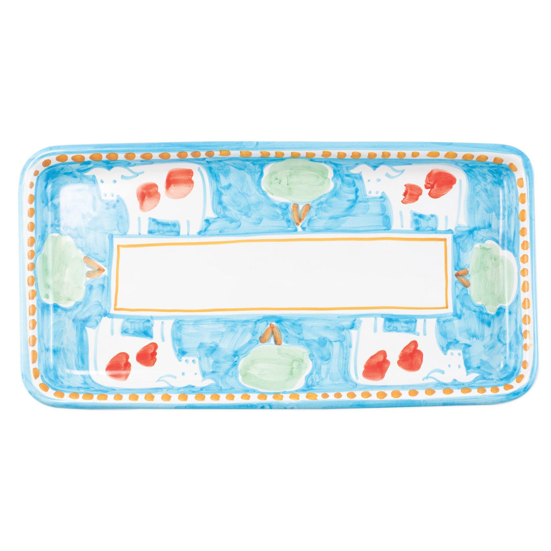 Vietri Campagna Mucca Rectangular Platter Dinnerware Vietri 