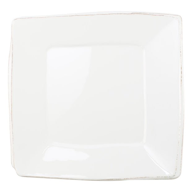 Vietri Melamine Lastra White Square Platter Dinnerware Vietri 