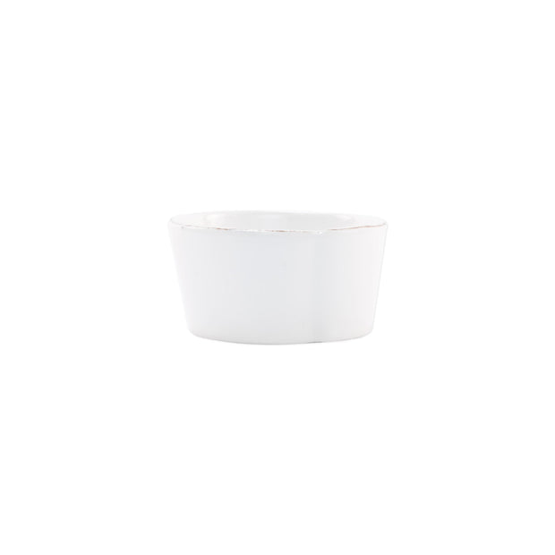 Vietri Melamine Lastra White Condiment Bowl Dinnerware Vietri 