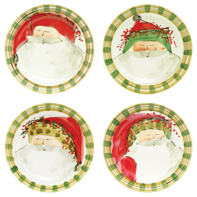 Vietri Old St. Nick Assorted Dinner Plates - Set of 4 Dinnerware Vietri 