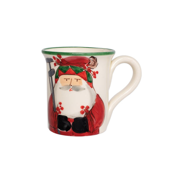 Vietri Old St. Nick Mug - Golfing Dinnerware Vietri 