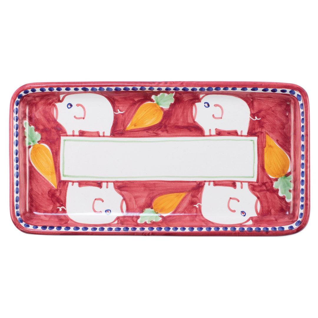 Vietri Campagna Porco Rectangular Platter Dinnerware Vietri 