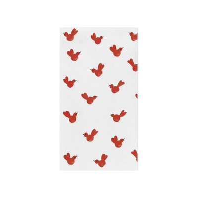 Vietri Papersoft Napkins Red Bird Guest Towels Dinnerware Vietri Pack of 20 