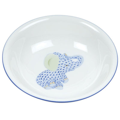 Herend Bowl - Elephant Figurines Herend Blue 