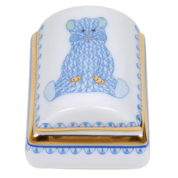 Herend Tooth Fairy Box Figurines Herend Blue 
