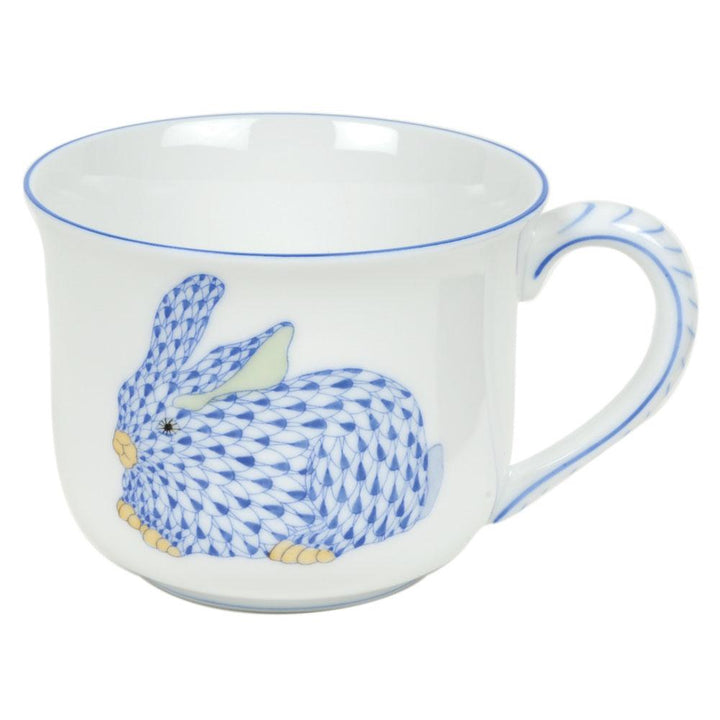 Herend Mug - Bunny Figurines Herend Blue 