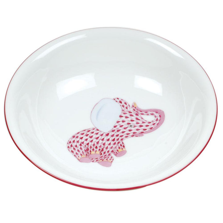 Herend Bowl - Elephant Figurines Herend Raspberry (Pink) 
