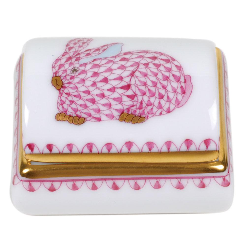Herend Tooth Fairy Box Figurines Herend Raspberry 
