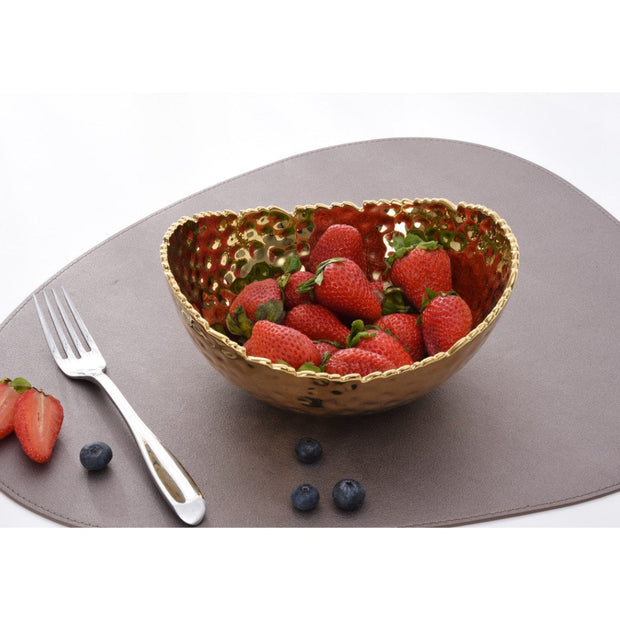 Pampa Bay Golden Millennium Medium Oval Bowl Dinnerware Pampa Bay 