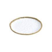 Pampa Bay Golden Salerno Round Appetizer / Dessert Plate Dinnerware Pampa Bay 