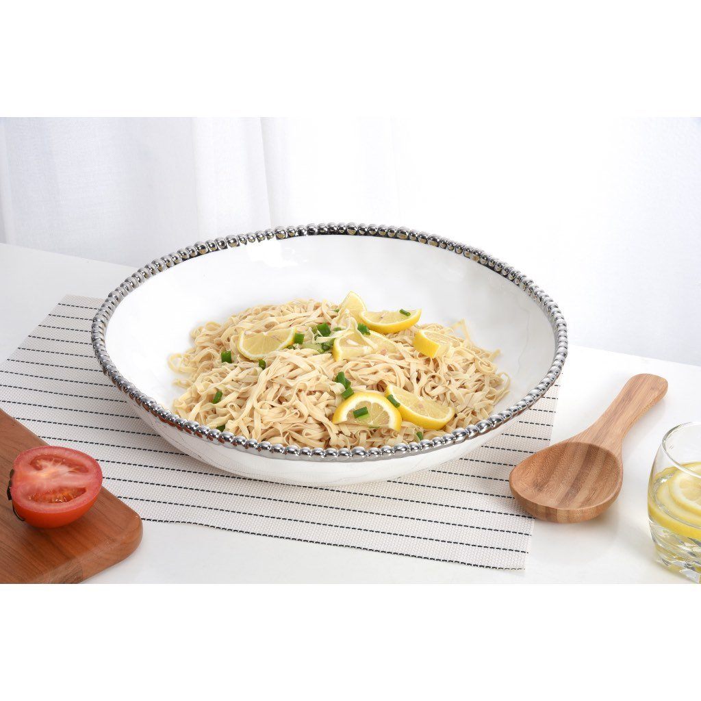 Pampa Bay Salerno Round Shallow Bowl Dinnerware Pampa Bay 