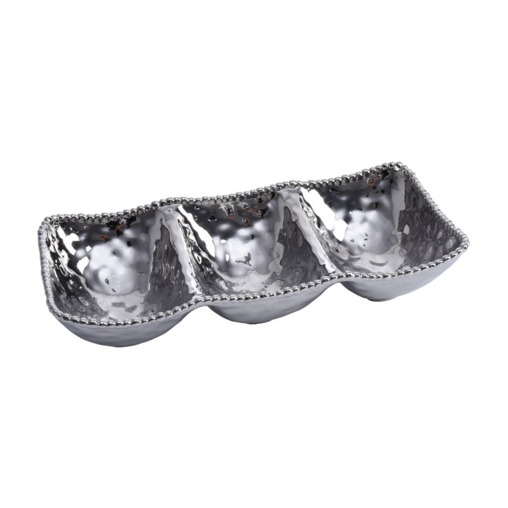 Pampa Bay Verona 3-Section Serving Piece Dinnerware Pampa Bay 