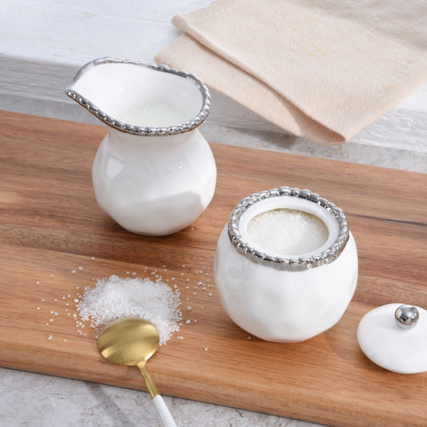 Pampa Bay Salerno Small Creamer & Sugar Set Dinnerware Pampa Bay 
