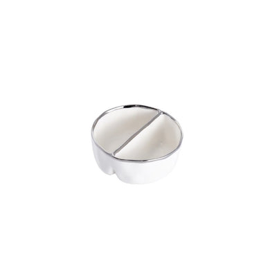 Pampa Bay Bianca Small 2 Section Serving Piece Dinnerware Pampa Bay 