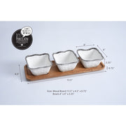Pampa Bay Salerno Entertaining Set - 4Pc Dinnerware Pampa Bay 