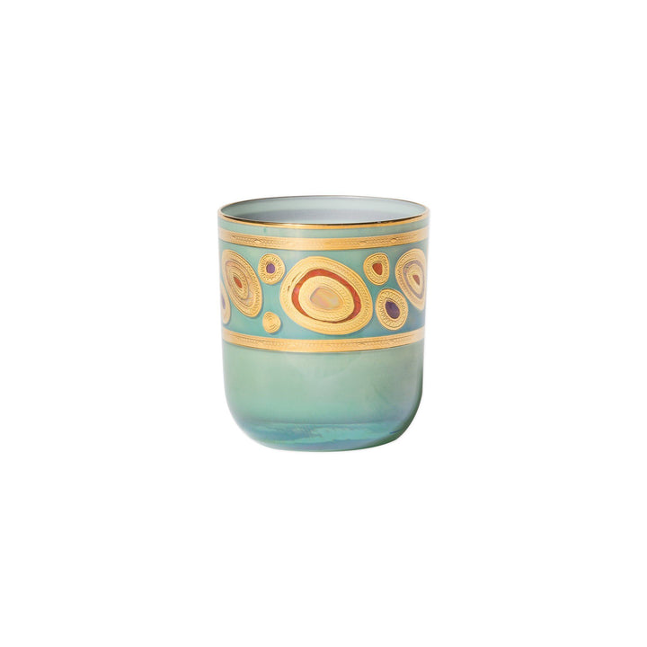 Vietri Regalia Double Old Fashioned Dinnerware Vietri Aqua 