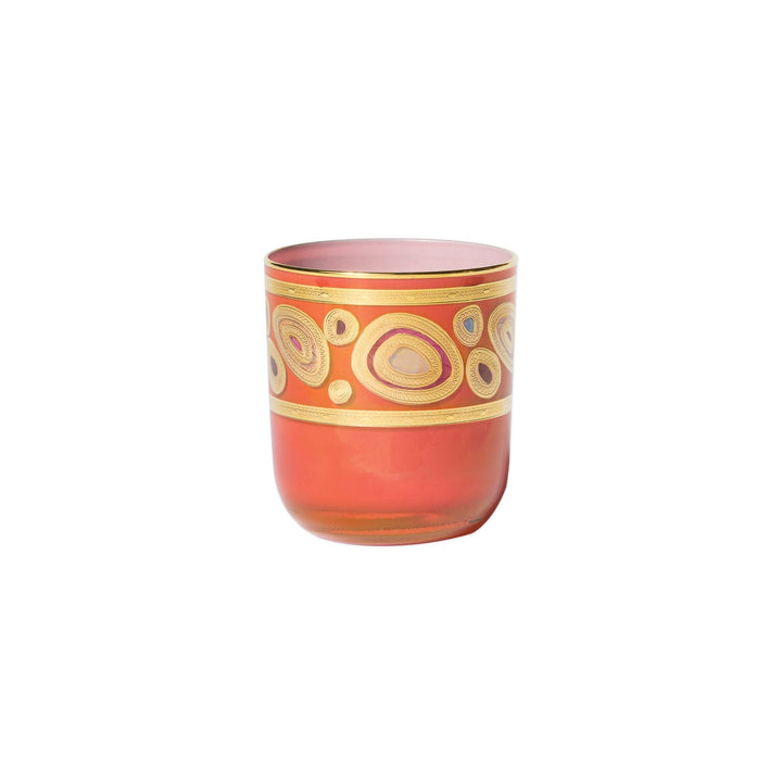 Vietri Regalia Double Old Fashioned Dinnerware Vietri Orange 