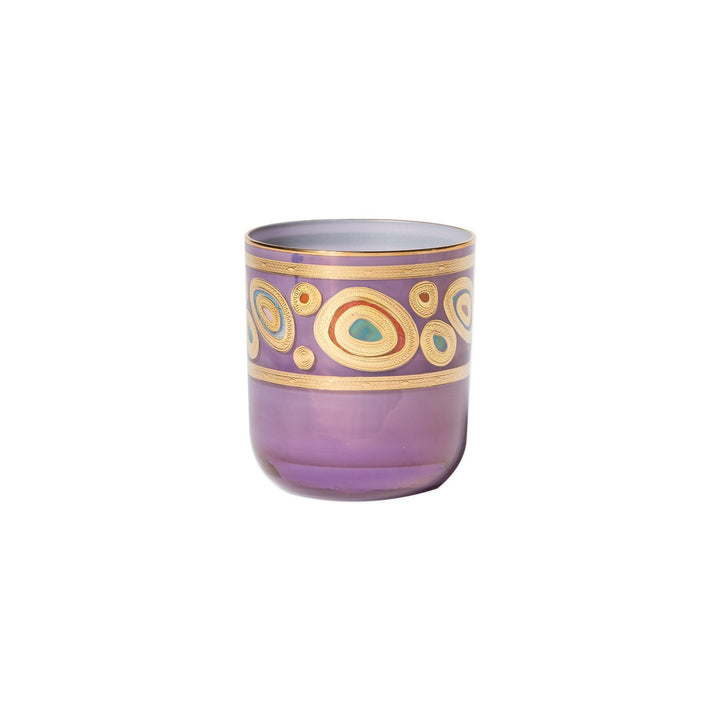 Vietri Regalia Double Old Fashioned Dinnerware Vietri Purple 