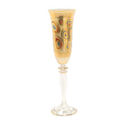 Vietri Regalia Cream Champagne Glass Dinnerware Vietri 