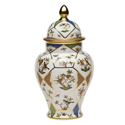 Herend Rothschild Bird Covered Urn - Limited Edition Figurines Herend 