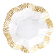 Vietri Rufolo Glass Gold Platter Dinnerware Vietri 