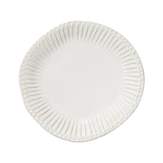Vietri Incanto Stone White Stripe Dinner Plate Dinnerware Vietri 