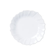 Vietri Incanto Stone White Ruffle Salad Plate Dinnerware Vietri 